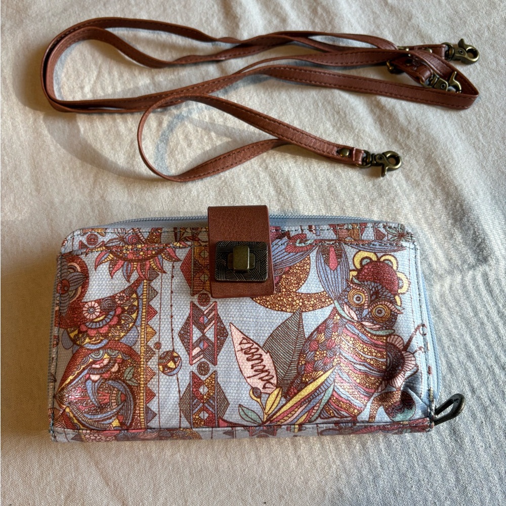 Sakroots Colorful Patterned Crossbody Bag - Picture 3 of 5